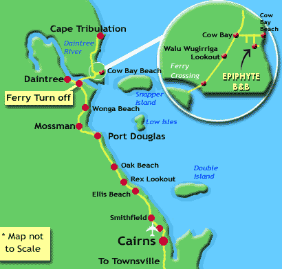 Map of the Daintree Area
